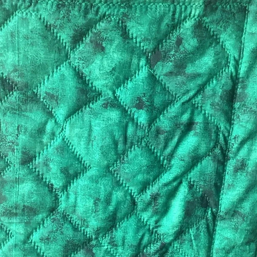 NWT Hand Crafted Colors of Green Quilt